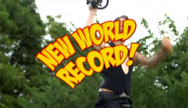 The Space Cowboy breaking another Guinness World Record!